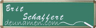 Brit Schaffert Visitenkarte